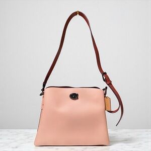 Coach Willow Bucket Crossbody in Peach Colorblock 🍑 EUC